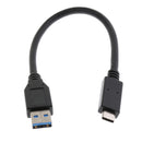 USB3.1 Type-C to NVMe M.2 Mobile Hard Disk Box 10Gbps M.2 SSD Enclosure M Key (Black)