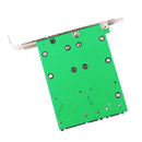 Mini PCIe PCI-e MSATA SSD To SATA Adapter Converter Card With PCIe Bracket