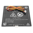 220x220mm MK3 Square Heat Bed Build Plate with LED 120W 3D Printer Parts Black