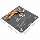 220x220mm MK3 Square Heat Bed Build Plate with LED 120W 3D Printer Parts Black