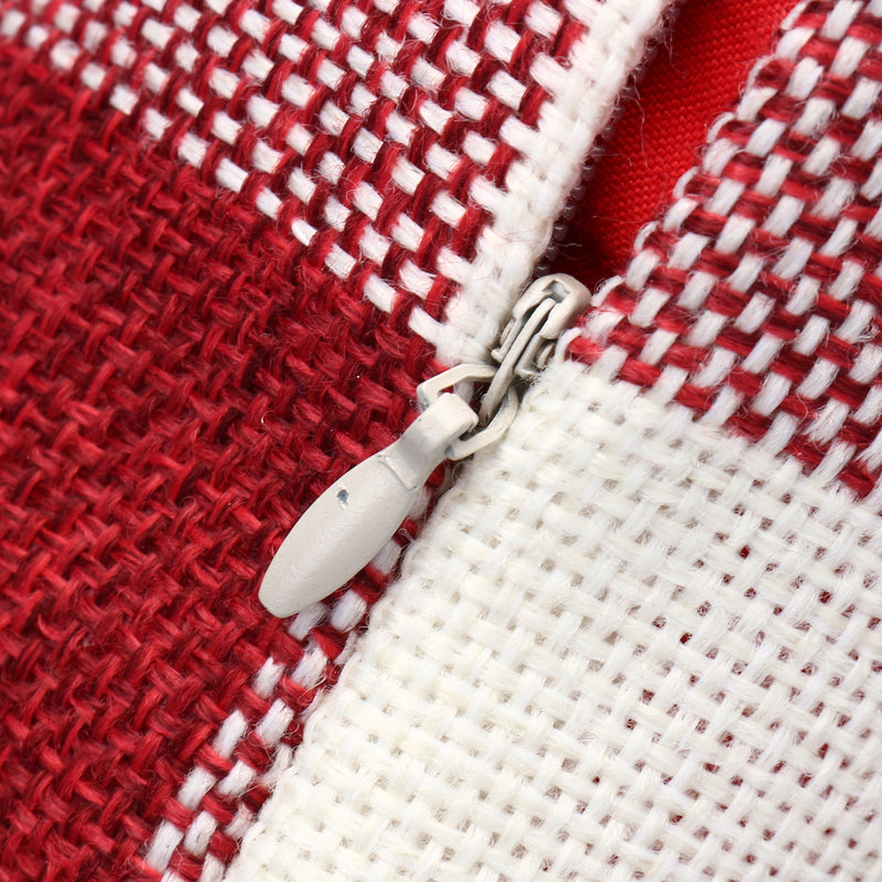 45x45cm Grid Square Pillow Case Cushion Cover Sofa Throw Home Bedroom Decor