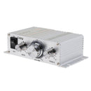 Lepy Hifi Stereo Power Digital 2x15W 2 Channel Amplifier with 3.5mm Audio Input for iPhone Computer MP3 Silver