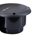 1 Pair Waterproof In-Wall/In-Seiling Loudspeakers for Campus Shopping Mall Market Park, etc. - Black