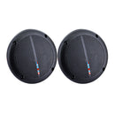 1 Pair Waterproof In-Wall/In-Seiling Loudspeakers for Campus Shopping Mall Market Park, etc. - Black