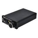 2-Channel Stereo Headphone Amplifier with Volume Control for Home Theater System Black