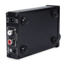 2-Channel Stereo Headphone Amplifier with Volume Control for Home Theater System Black