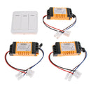 433MHz Universal 3CH High-power Wireless Remote Control Switches AC90-250V 10A Relay Wide Voltage Receiver ON/OFF Button