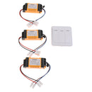 433MHz Universal 3CH High-power Wireless Remote Control Switches AC90-250V 10A Relay Wide Voltage Receiver ON/OFF Button