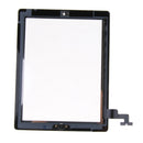 Touch Screen Digitizer Assembled with Home Button Strong Adhesive for iPad 2 2rd Generation A1395 A1396 A1397 White