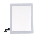 Touch Screen Digitizer Assembled with Home Button Strong Adhesive for iPad 2 2rd Generation A1395 A1396 A1397 White