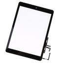 Black Touch Screen Digitizer Assembled with Home Button Strong Adhesive for Apple iPad 5 iPad Air 1 Generation A1474 A1475