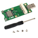 Mini PCI-E to USB Adapter Card With SIM Memory card Slot for 4G/3G modules