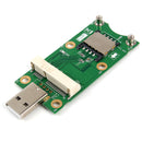 Mini PCI-E to USB Adapter Card With SIM Memory card Slot for 4G/3G modules