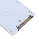 2Pack M.2 NGFF (SATA) B-Key SSD to 2.5" SATA Adapter Card with Case Enclosure