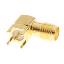 SMA Female Thru Hole Jack Right Angle SMA-KWE PCB Mount Connector RF adapter