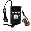 FM Battery Operated Portable Pocket Radio - Best Reception and Longest Lasting. FM Radios Player Operated by 2 AAA Battery, with Headphone Black