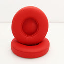Replacements Ear Pads Eartips Cushions Cover for Beats Solo Dr. Dre Wireless 2.0 Headphones Red