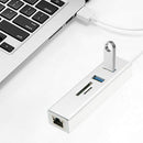 USB 3.0 to LAN/RJ45 Gigabit Network Adapter & 2Port USB3.0 Hubs for Laptop