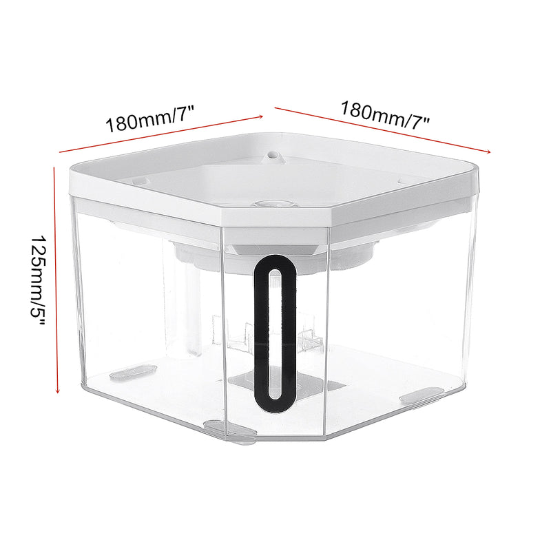 2L Automatic Clear Waterer Pet Cat Dog Water Dispenser Drinking Fountain Feeder Machine