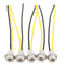 5Pcs T10 Connector Socket Bulb Light Harness PigTail T10 168 194 Rubber Wedge LED