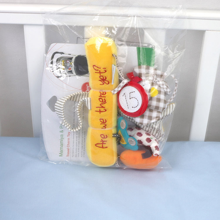 Owl Newborn Baby Stroller Bed Music Bed Bells Pendant Plush Toys Soft Early Educational Toys