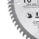 Drillpro 10 Inch 80 Teeth Saw Blade TCT General Purpose Hard and Soft Wood Saw Blades for Miter Saws Circular Saws Table Saws Hand Saws and Chop Saws