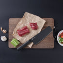 HUOHOU 2PCS/Set  Cool Black Stainless Steel Knife Nonstick Knife Set 7inch Anti-Bacteria Kitchen Chef Knife Slicing Knife From Xiaomi Youpin