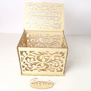 Wedding Card Box With Lock DIY Money Wooden Gift Leaf Boxes For Birthday Party