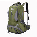 Outdoor 40L Climbing Backpack Mountaineering Travel Shoulder Bag Waterproof Nylon Pack