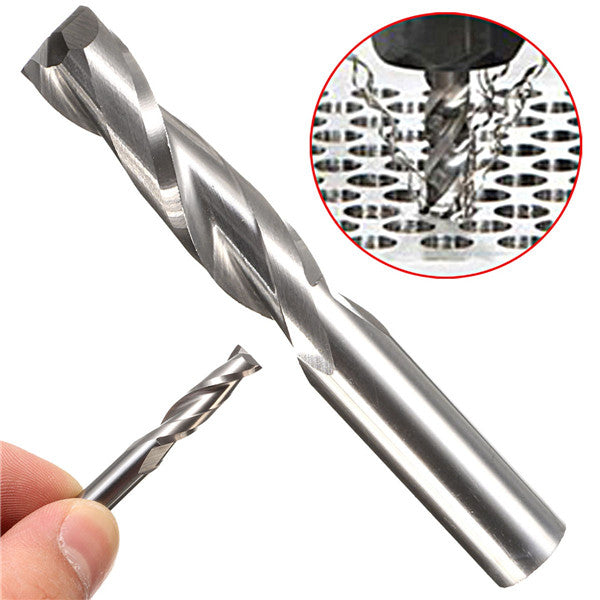 6x22mm Milling Cutter Double Flute Spiral Cutter CNC End Mill Cutter