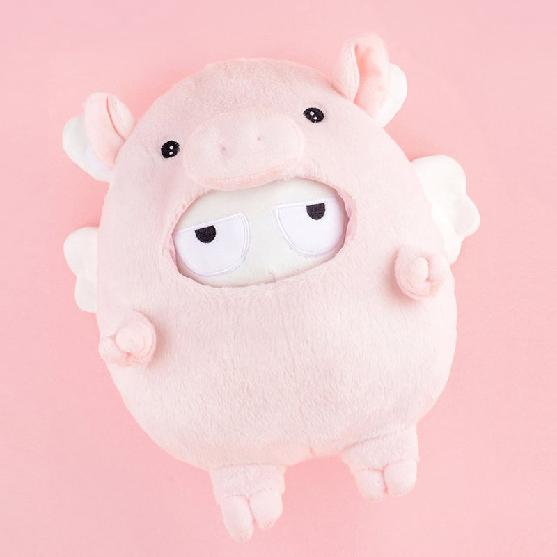 Mitu Stuffed Plush Toy Pillow Cotton Wool Cartoon Cute Pig Little Toy Gift for Kids Friend