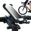 Universal Motorcycle Bicycle Handlebar Phone Holder Adjustable Soft Protective Bracket