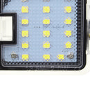 Pair LED Puddle Light Rearview Mirror Under Lamp White/Red/Blue For Ford Focus Mondeo Kuga C-Max Escape