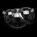 Transparent Cake Stand Dome Lid Cover Cup Cake Pastry Food Display Serving Plate