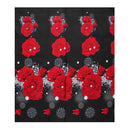 4 PCS 3D Rose Printed Duvet Quilt Cover Pillowcase Bed Sheet Bedding Sets For Queen Size