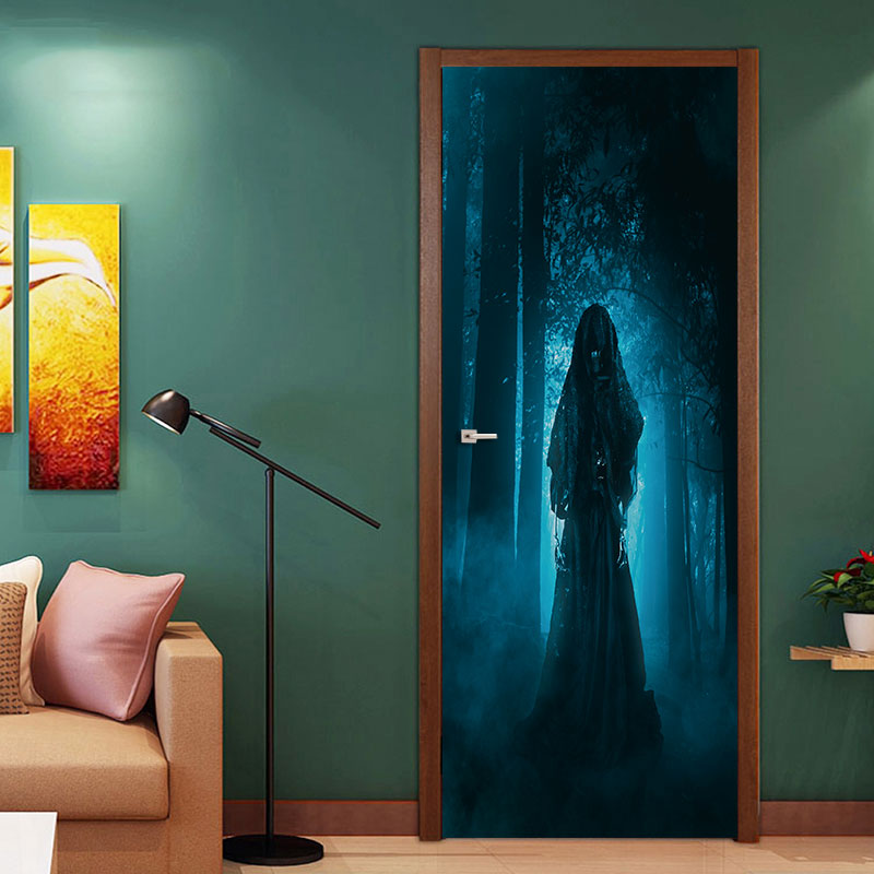 Miico MT005 Halloween Sticker Door Sticker Removable Wall Sticker Room Decoration