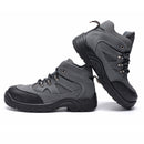 TENGOO Men's Steel Toe Safety Shoes Work Sneakers Slip Resistant Breathable Hiking Climbing Running Shoes