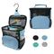 600D Polyester Waterproof Wash Bag Hanging Make Up Cosmetic Pouch Folding Storage Bag