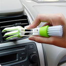 Multi-function Double Head Dust Cleaning Brush Shutter Window Blinds Car Air Conditioning Vent Clean