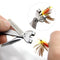 Fly Fishing Tool Pro Fast Hook Nail Knotter Lines Clipper Nipper Scissors Hook Sharpener