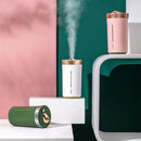 Baseus Electric 420mL Press-button Control Ultrasonic Humidifier With LED Light Home Desktop USB Air Purifier Mist Diffuser