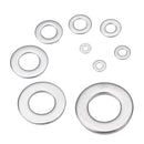 Suleve MXSW4 580Pcs Flat Washer Round Assortment Set 304 Stainless Steel M2 to M12