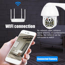 GUUDGO 21 LED IP Camera 8X Zoom WiFi Dome Surveillance Camera Full Color Night Vision IP66 Waterproof Pan/Tilt Rotation