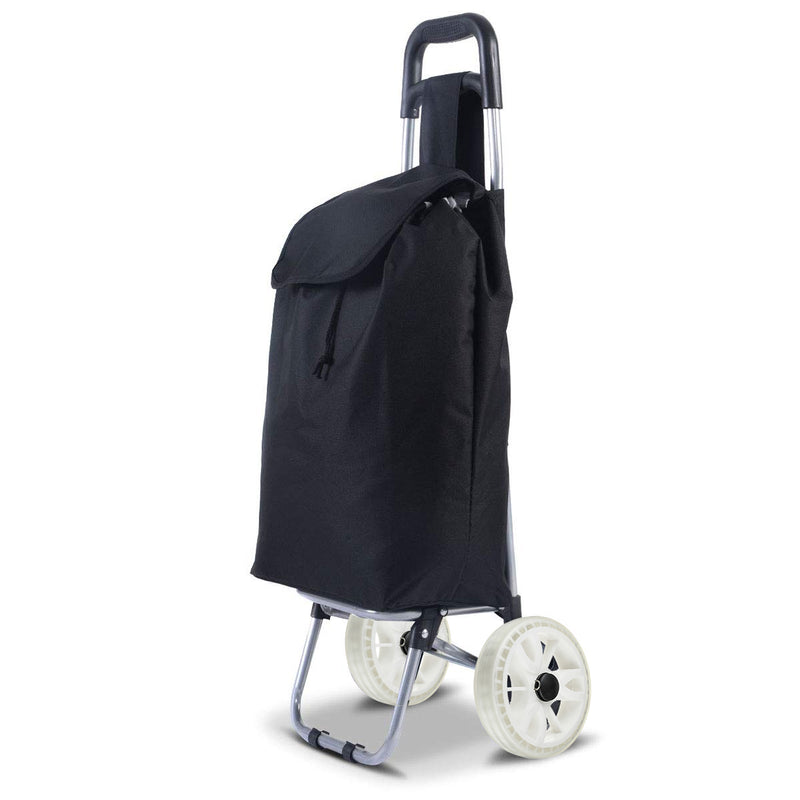 2Pcs Small Shopping Cart Replacement Wheels for Grocery Shopping Trolley Cart