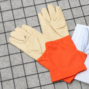 Fireproof Work Gloves Durable Cow Leather Anti-Heat Flame Retardant Safety Gloves