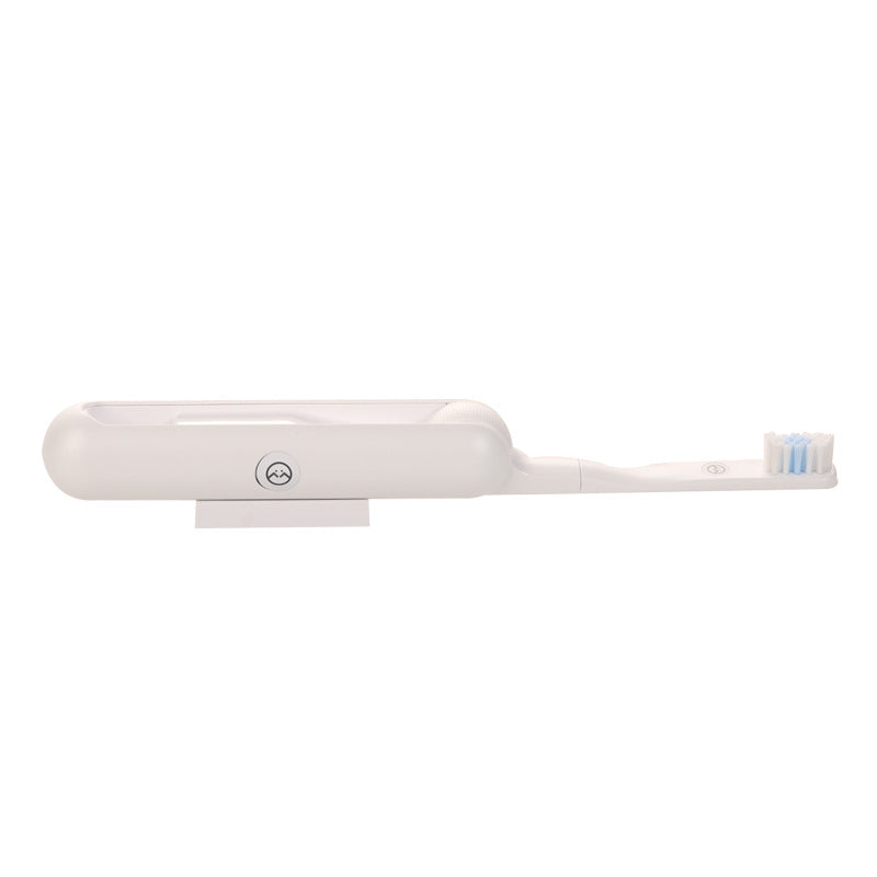 UToothCare Foldable Toothbrush UV Light IPX7 Waterproof Attached 2 Replacement Brush Heads Portable for Travelling