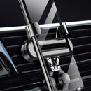 Bakeey Metal Mini Gravity Linkage Air Vent Car Phone Holder Car Mount For 4.0-6.5 Inch Smart Phone iPhone Samsung