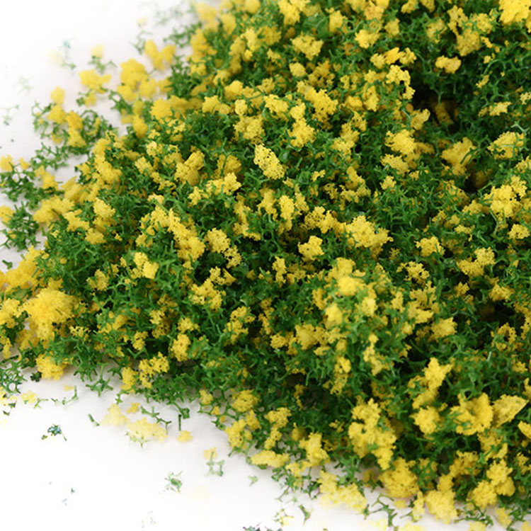 DIY Handmade Building Model Material Grass Tree Sponge Powder Green Yellow Mixture Pollen