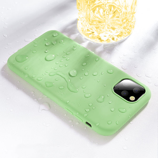 Cafele Smooth Shockproof Soft Liquid Silicone Rubber Back Cover Protective Case for iPhone 11 Pro 5.8 inch