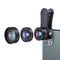 KUULAA 3in1 4K HD Wide Angle Lens Macro Fisheye Lenses Cell Phone Camera Lens Kit for iPhone 11 Pro Max Huawei P20 Pro Samsung Xiaomi Redmi